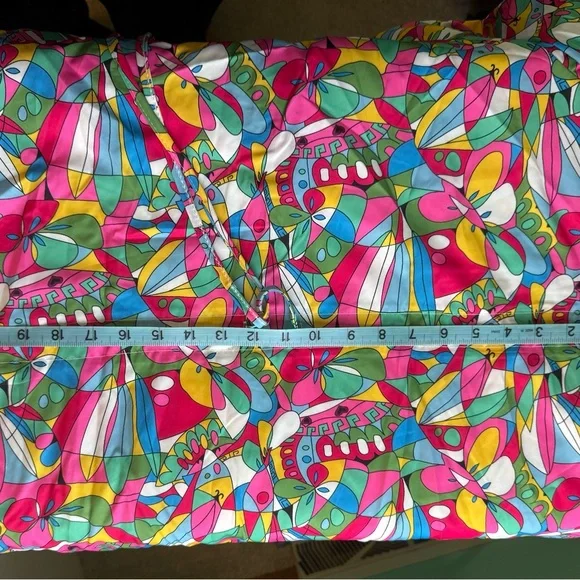 The Sixties are Back! Colorful Floral Shirt Dress - Picture 6 of 12